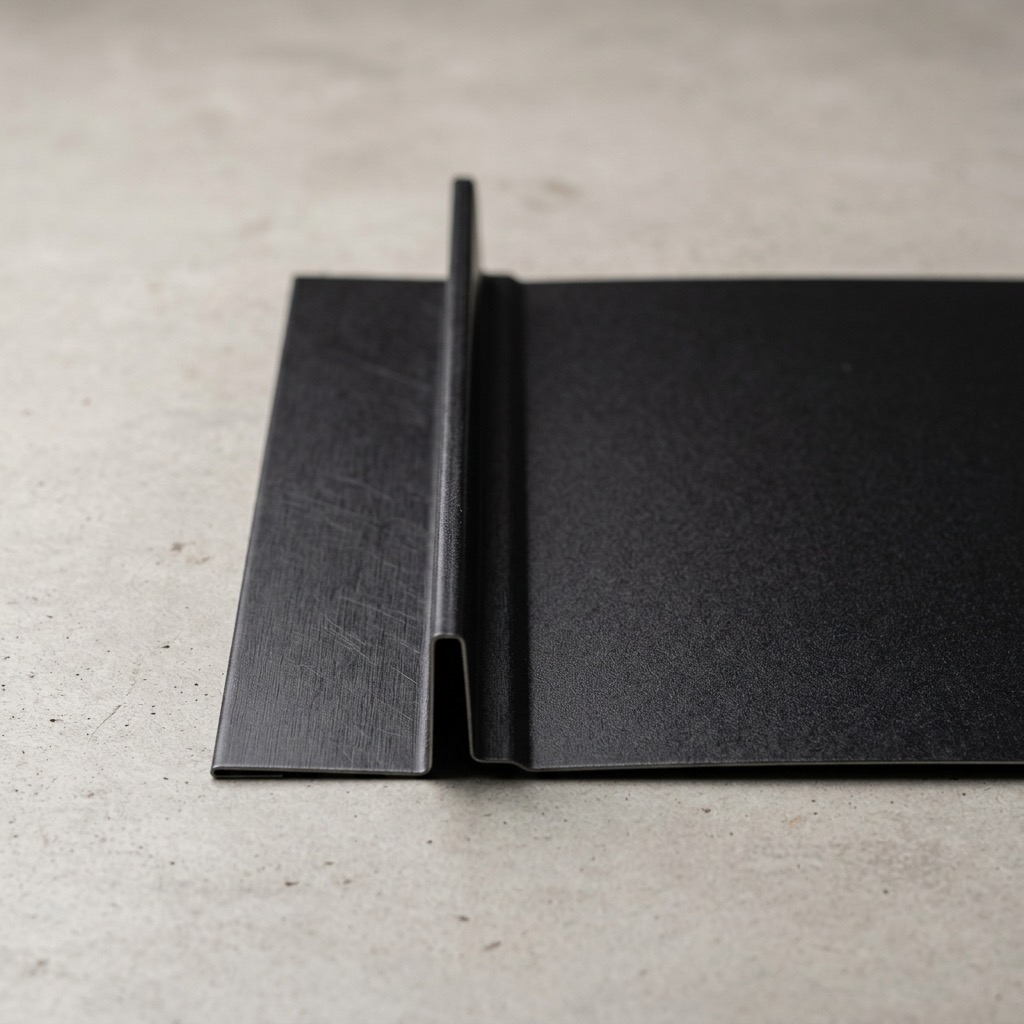 Matte Black Standing Seam Metal Roof